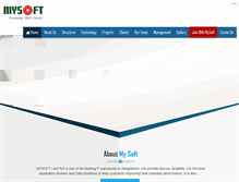 Tablet Screenshot of mysoftltd.com